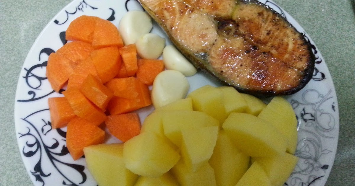 My simple life story : :: Resepi: Bubur Nasi Ikan Salmon