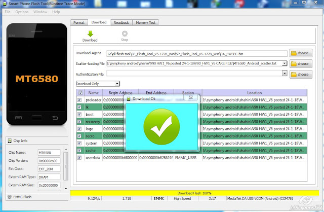 SYMPHONY V90 FRP REMOVE DONE FLASH FILE MT6580 6.0 STOCK ROM 100% TESTED