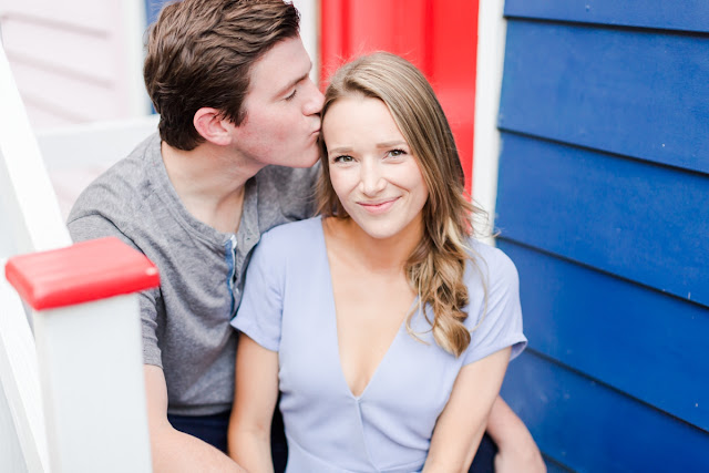 Summer Sunset Engagement Session in Downtown Annapolis, Photos by Heather Ryan Photography