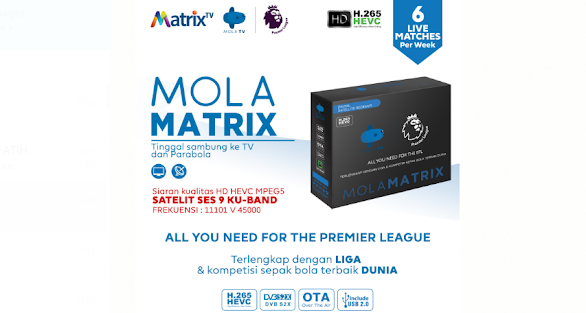 Receiver Mola Matrix Hitam Terbaru