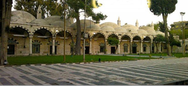 التكية-السليمانية-Tekkiye-Mosque-دمشق-مسقط-مقطع-مخطط-زخارف 