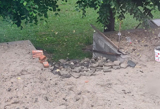 Stones by the ramp