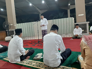 Tarawih Berjamaah, Wako Ridho Yahya Beri Arahan Agenda Pemkot Prabumulih