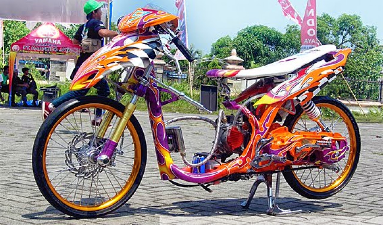 Dunia Modifikasi: Modifikasi Motor Mio Soul