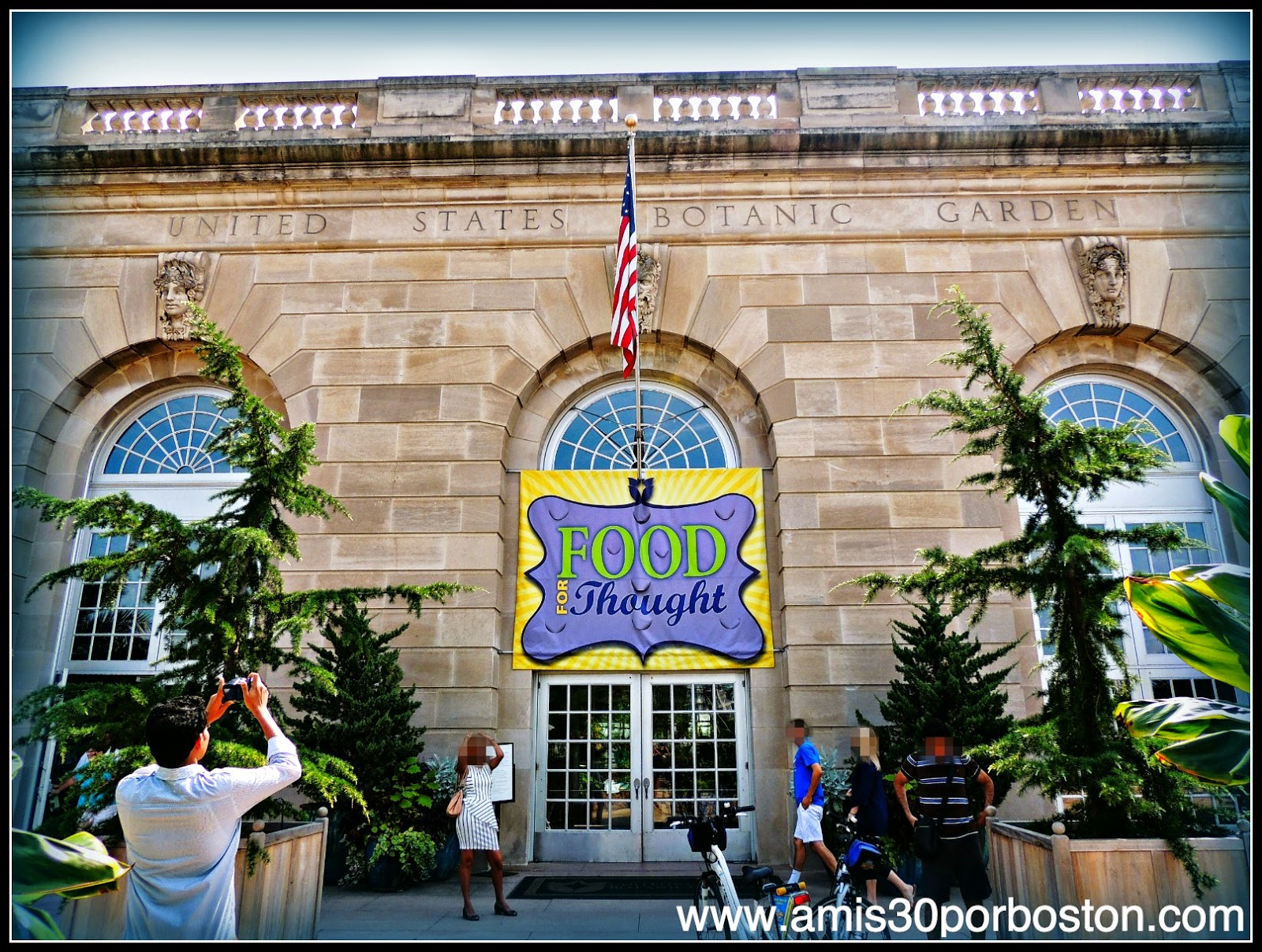 United States Botanic Garden & The National Garden en el National Mall de Washington D.C. 