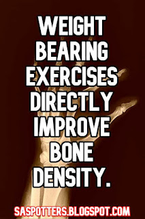 Weight bearing exercises directly improve bone density.