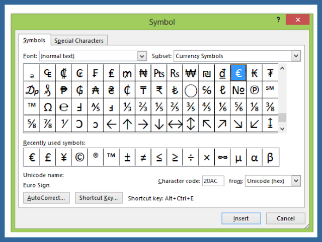 Symbol dan Equation di MS.Office Word 2013