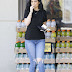 Kylie Jenner in Ripped Jeans Out in Los Angeles