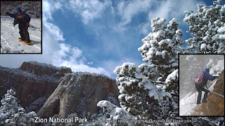 Zion National Park - Snow Fun - Sled Surfing, Sledding, Snow Hike, Beautiful Snow