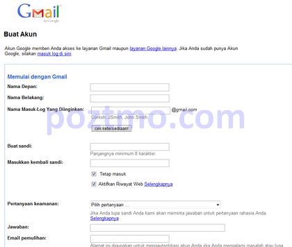 cara membuat Gmail