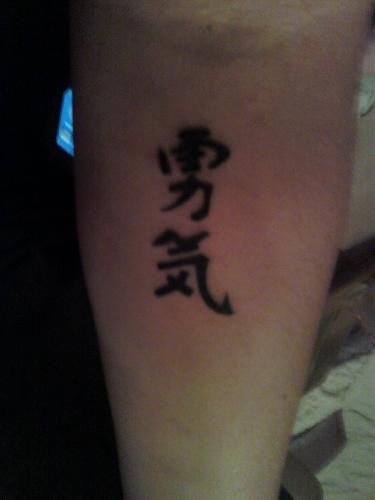 kanji japanese tattoo