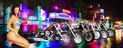 Harley Davidson Parties at Adelita Club of Tijuana