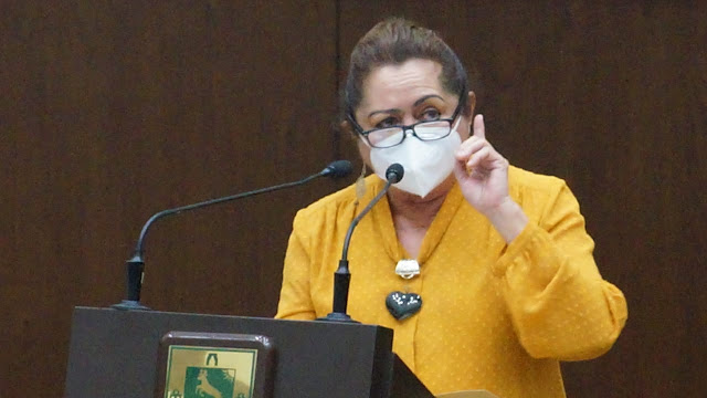 coordinadora de la fracción de Movimiento Ciudadano, Silvia López Escoffié. Foto Antonio Sánchez