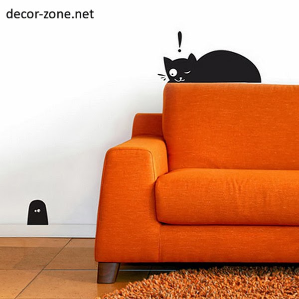 15 funny vinyl wall stickers for the cat lovers