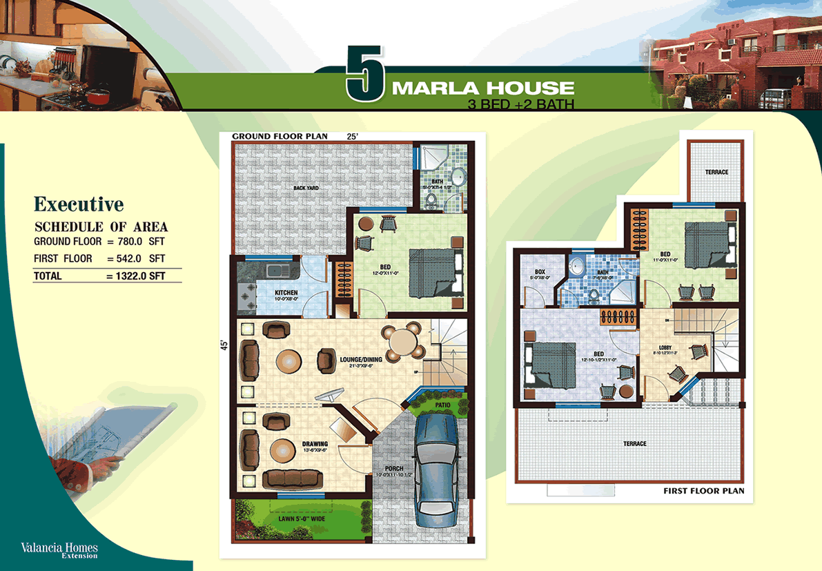 5 Marla House Plan In Autocad House Design Plans