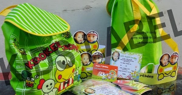 Tas UlangTahun Anak: Paket Souvenir Ultah Anak Murah, Lucu 