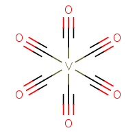 hexacarbonylvanadium without charge separation