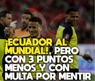 ECUADOR ESTARÁ EN EL MUNDIAL QATAR 2022