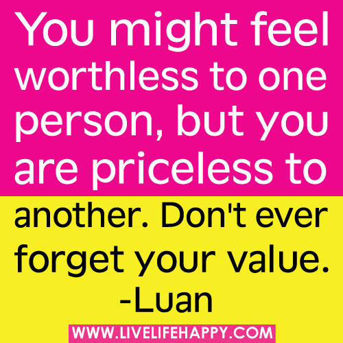 It S All About Quotes What S Your Worth