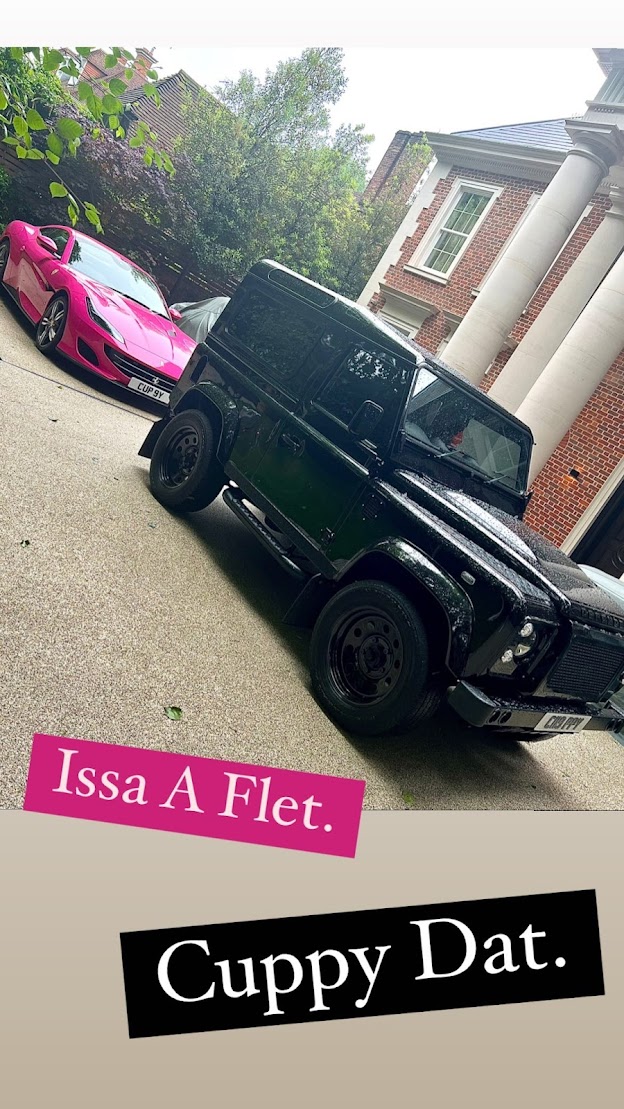 DJ Cuppy shows more photos of her new whip (photos)