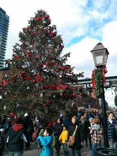 large Christmas Tree in the Distillery District, 2014