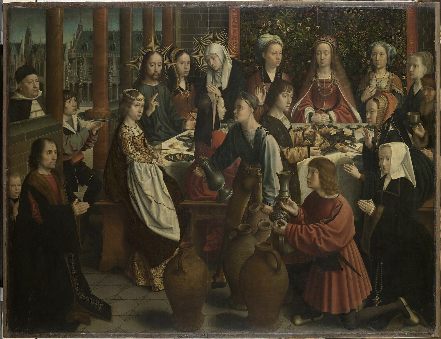 Эпоха возрождение нидерланды. Брак в Кане Галилейской картина. Брак в Кане Галилейской Лувр.