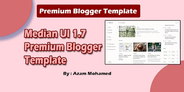 Median UI 1.7 Premium Blogger Template in Tamil