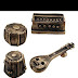 Indian Musical Set Desk Organiser