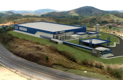 Fábrica da Nestlé no RJ