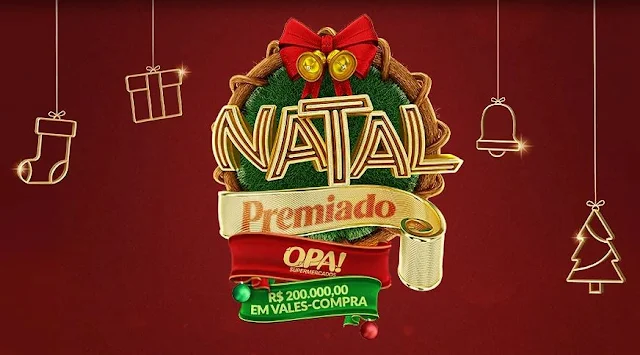 natal premiado rede opa supermercados MG
