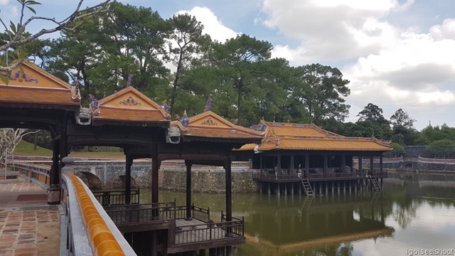 The boat landing and the Xung Khiem Pavilion.