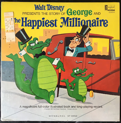 Disneyland Records vinyl, ST-3952, A magnificent full-color illustrated book and long-playing record, 1967, Richard M. Sherman, Robert B. Sherman, Mike Sammes, Front cover