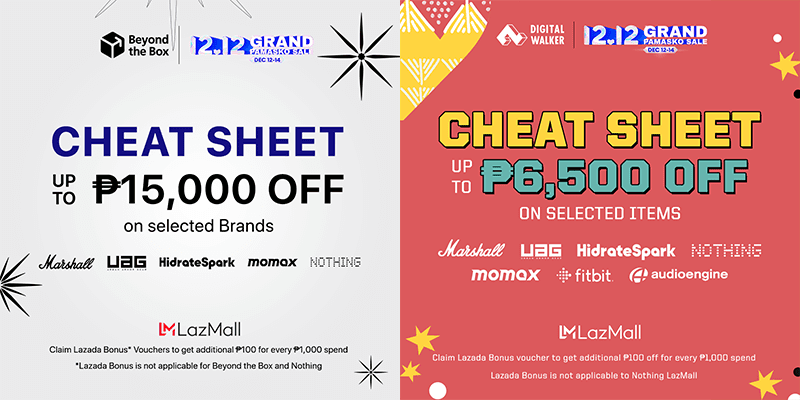 Deal: Digital Walker, Beyond the Box announces 12.12 deals with up to PHP 15K off!