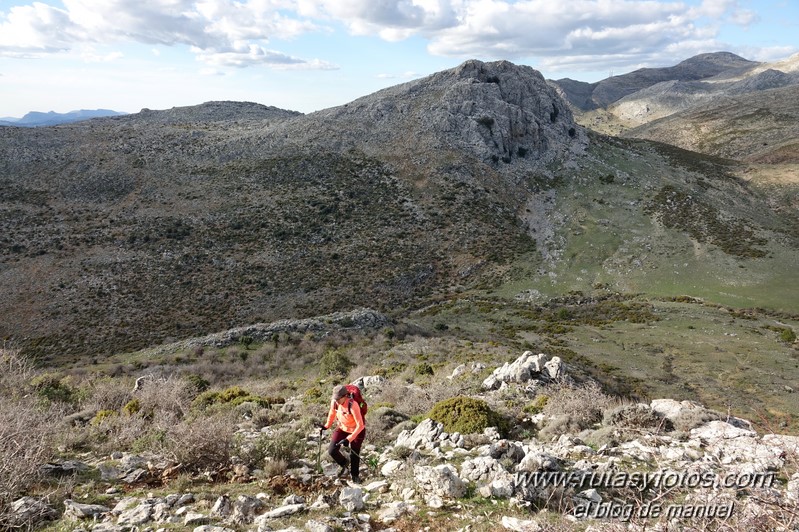 Cerro de la Sardina - Cerro Carboneras - Cerro del Pendejo - Cueva Bermeja - Cerro Colmenarejo - Tajo de Pompeyo - Cerro de Rajete