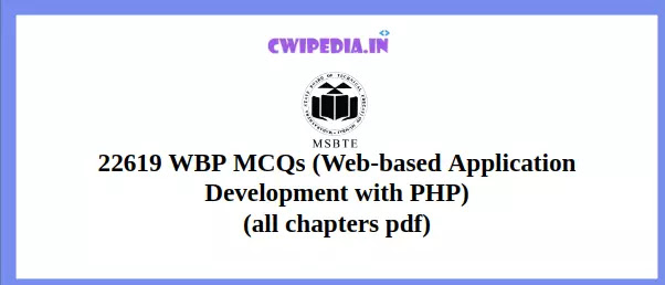 22619 WBP  mcqs with answers pdf (all chapters pdf) -MSBTE-I-Scheme