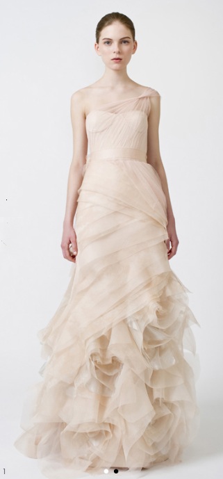 Farrah is a lovely wedding dress designed by Vera Wang for her Spring 2011 