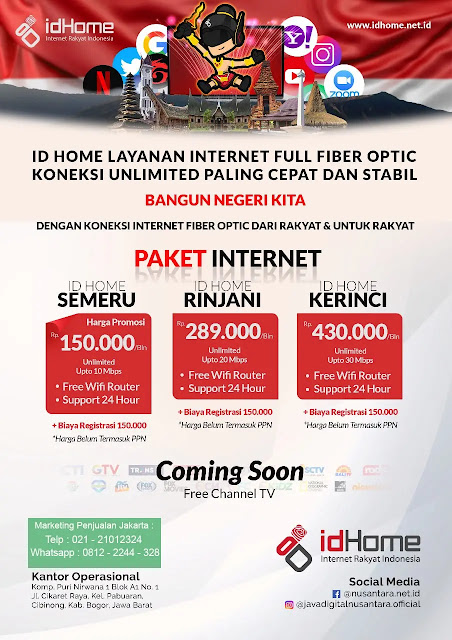 Internet Rumah Murah 150 Ribu Area Bogor