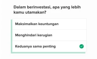 Pertanyaan Tujuan Investasi