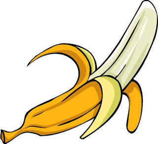 Gambar buah pisang kartun