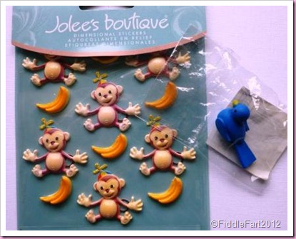 Jolees Monkey stickers