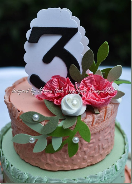 Stampin'Up! Cake Table number close