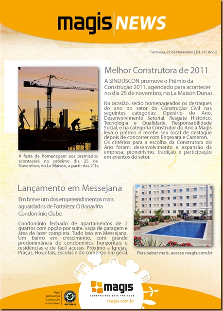 Newsletter MAGIS NOV