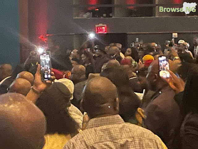 Check Out The Massive Crowd That Welcomed Peter Obi To The United States
