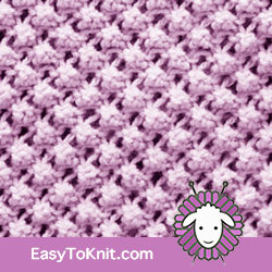 Textured Knitting 11: Trinity | Easy to knit #knittingstitches #knittingpattern