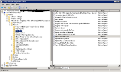 DNS Suffix Group Policy for DriectAccess OU in Active Directory