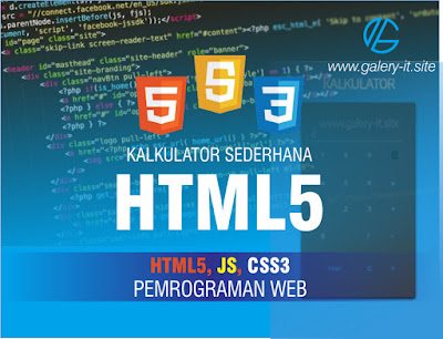 Software Kalkulator Sederhana Menggunakan HTML5 dan CSS
