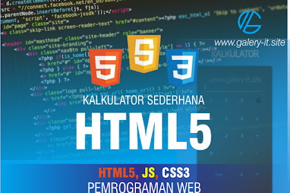 Software Kalkulator Sederhana Menggunakan HTML5 dan CSS