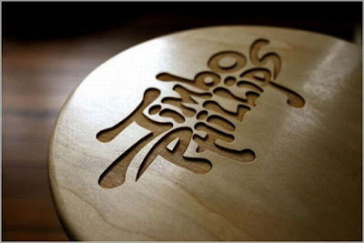 Laser wood engraving