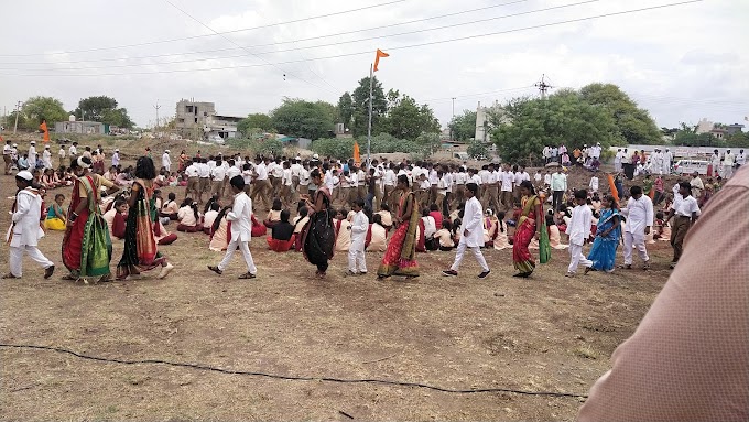 भाळवणी छत्रपती शिवाजी महाराज पालखी सोहळ्याचे स्वागत