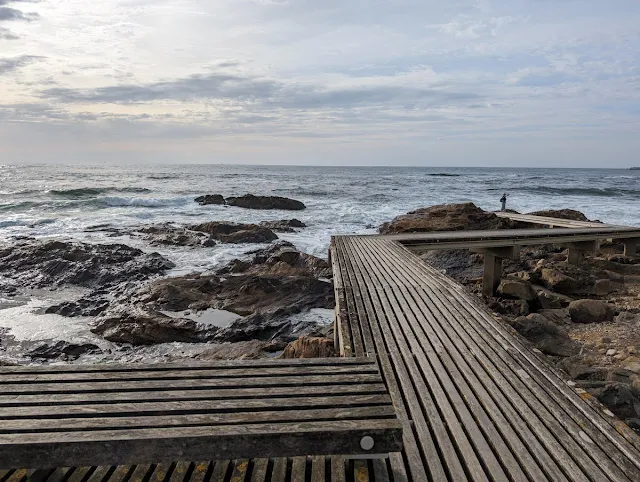 Passadiço das Ondas in Matosinhos Portugal